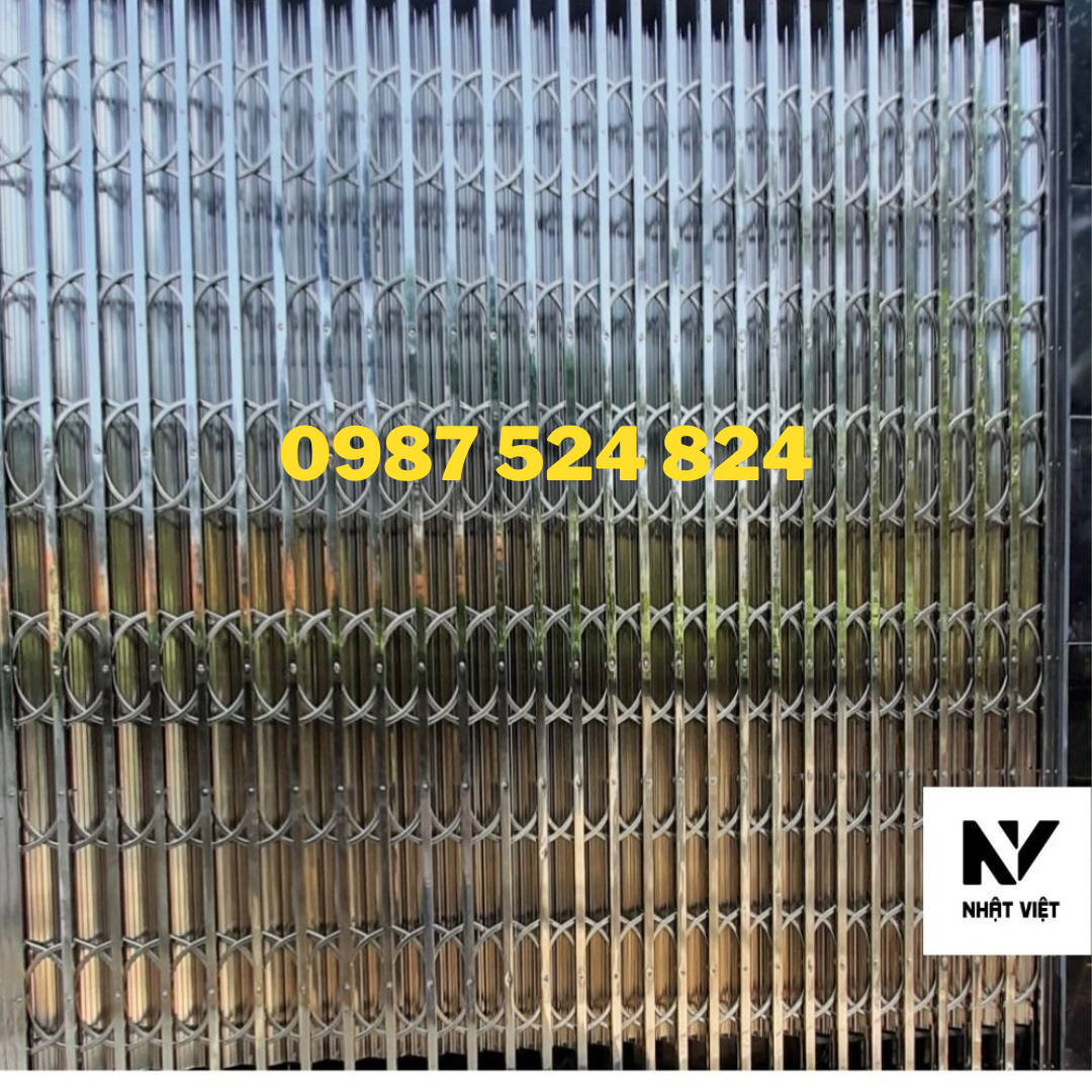 Cửa xếp inox 1 cánh, cửa xếp đẹp an toàn, tiện lợi. Tư vẫn miễn phí 0987.524.824